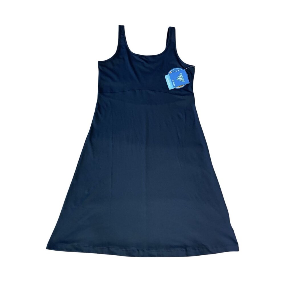 Columbia Navy Sleeveless Scoop Neck Freezer Women's Dress - Picture 2 of 16